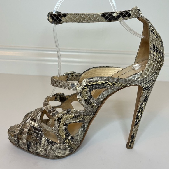 Alexandre Birman Loja Sandal in Natural Python